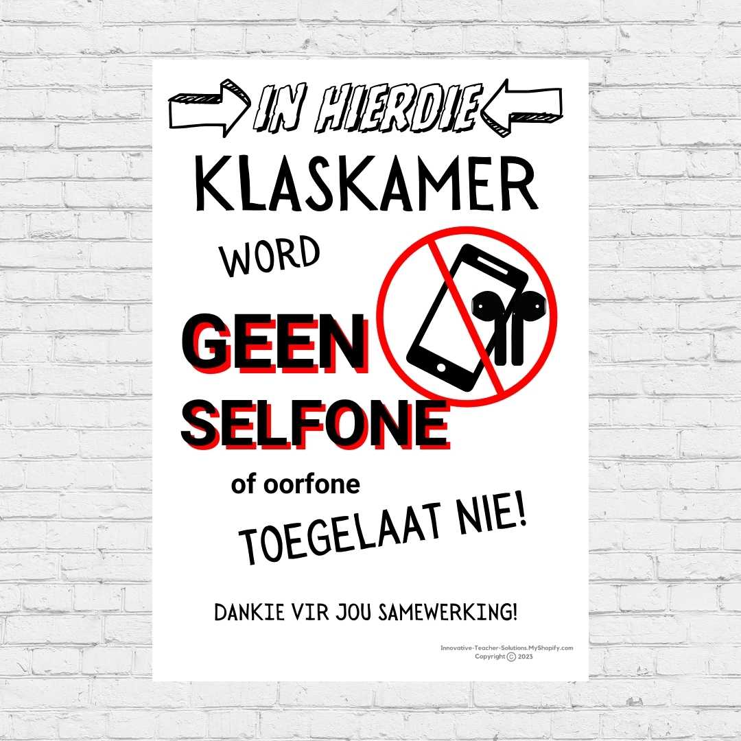 A3 Phones (Afrikaans and English)