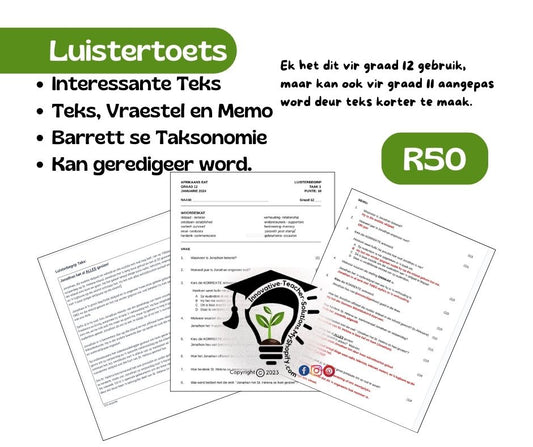 2024 Afrikaans EAT Taak 1 Graad 12 (Doc)