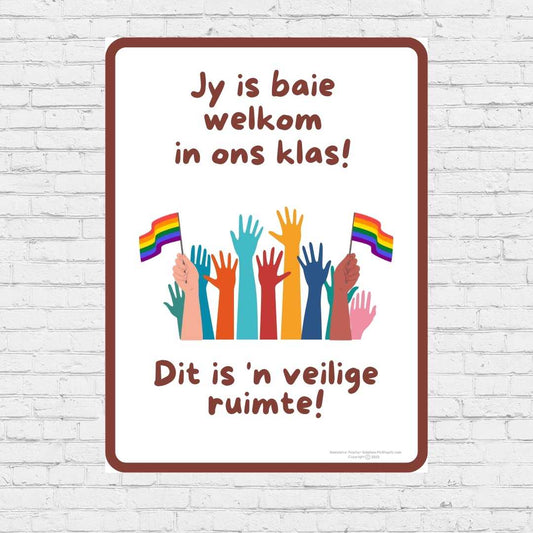 A3 Safe Space (Afrikaans & English)