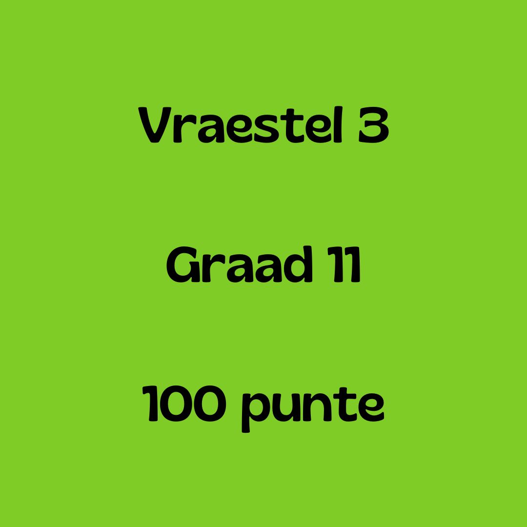 Graad 11 Vraestel 3 Afrikaans EAT Doc (Eksamen Uit 100) – Innovative ...