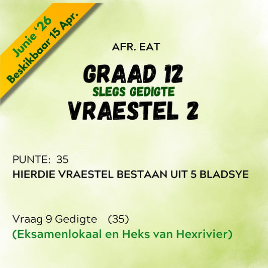 2026 Junie Vraestel 2 (Slegs Afdeling D: Eksamenlokaal en Heks) Gr.12